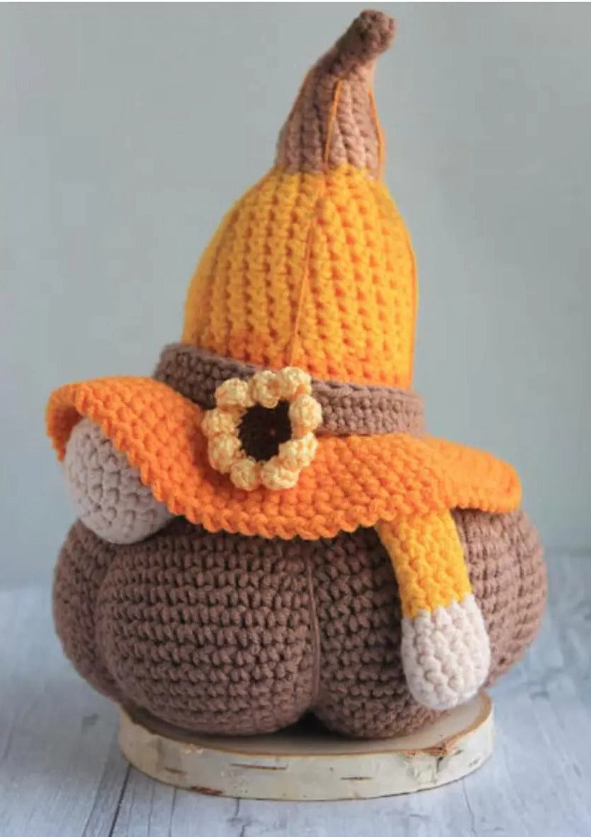 Whimsical Harvest Gnome Crochet Pattern