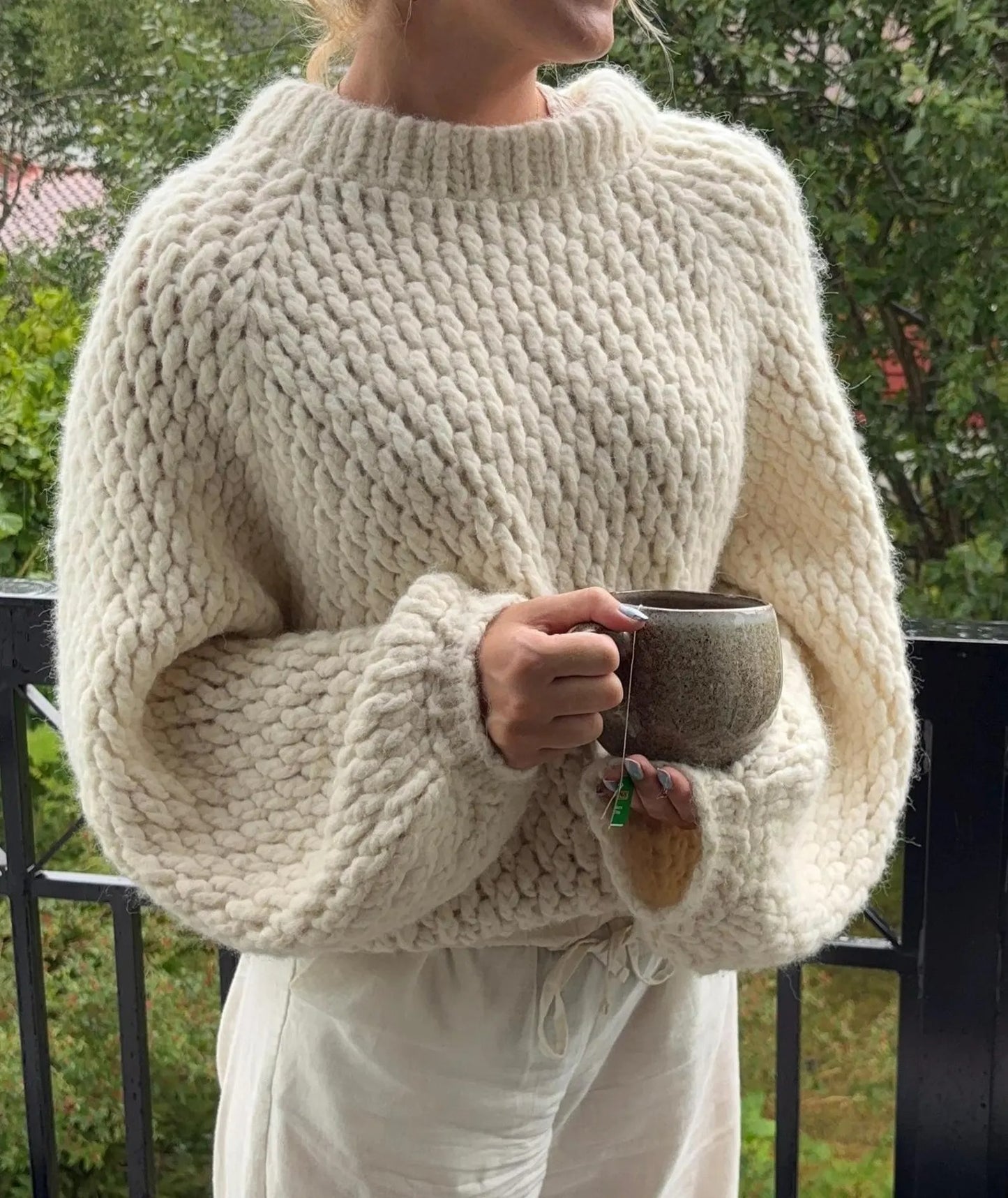 Nordic Comfort Pullover Crochet Pattern