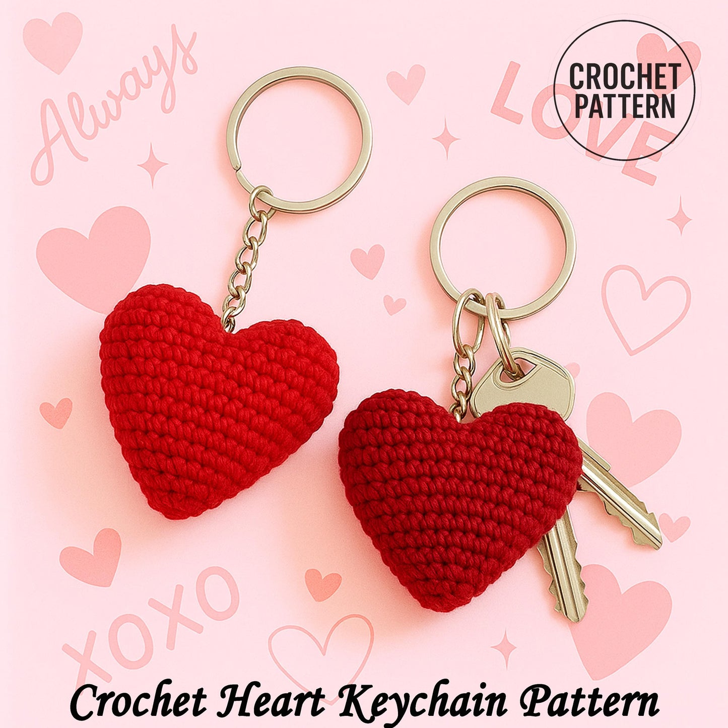 Mini Bag Charm Beginner Crochet Pattern