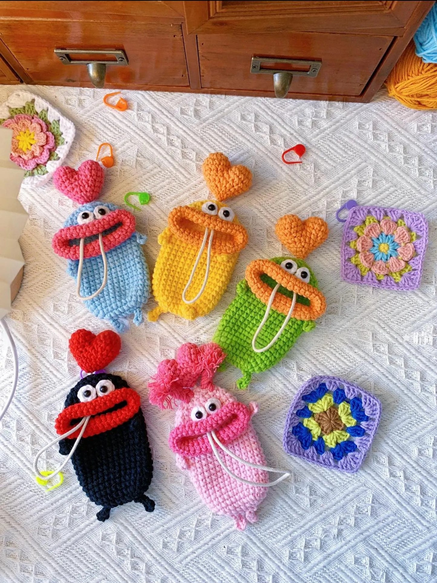 Spooky Creature Key Fob Crochet Pattern