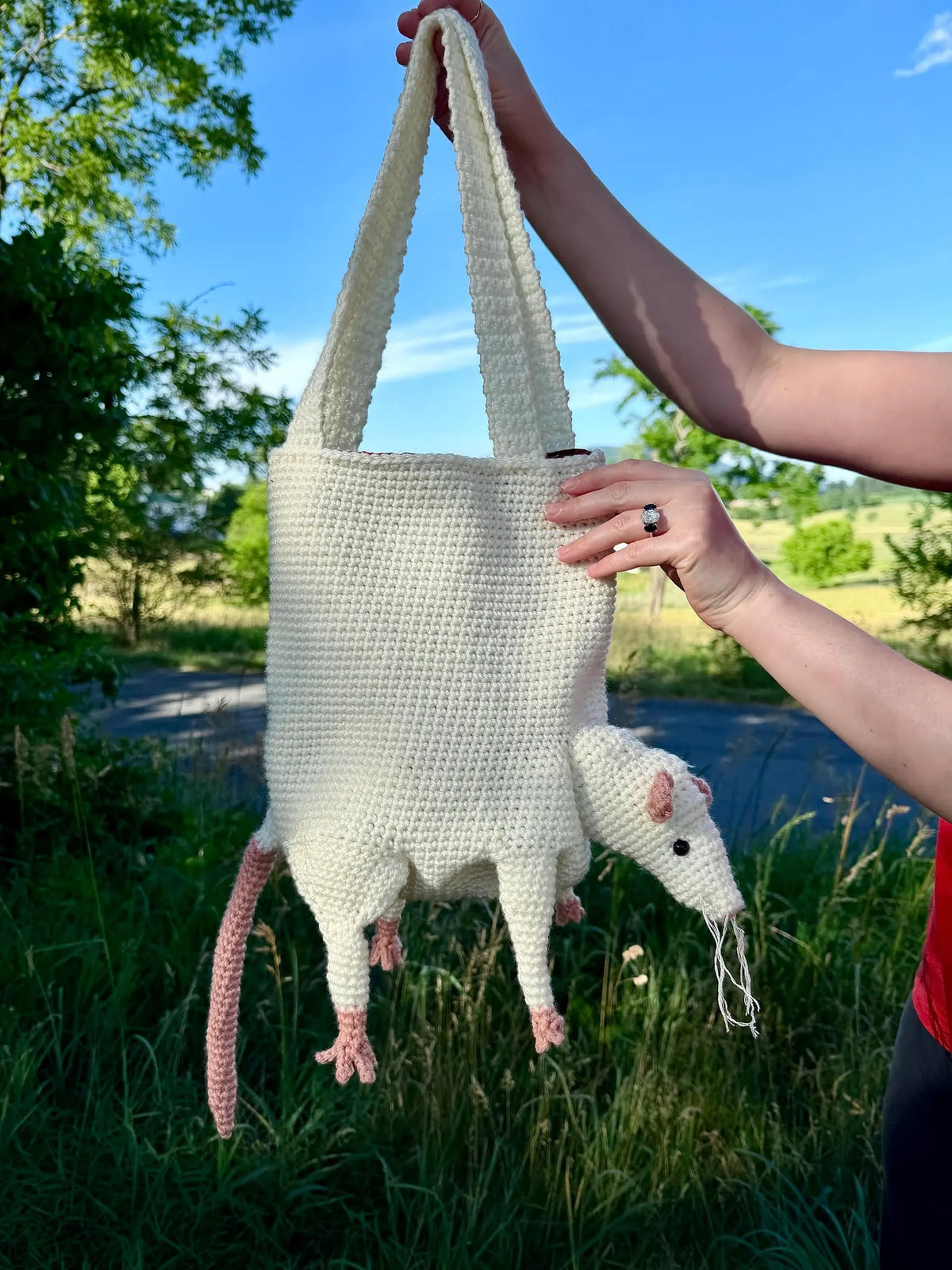 Whimsical Rodent Carryall Crochet Pattern