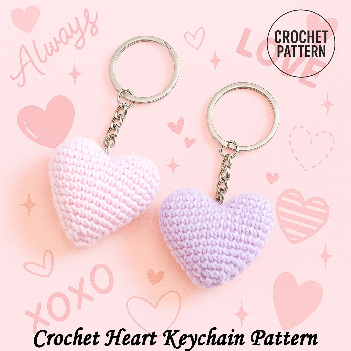 Mini Bag Charm Beginner Crochet Pattern