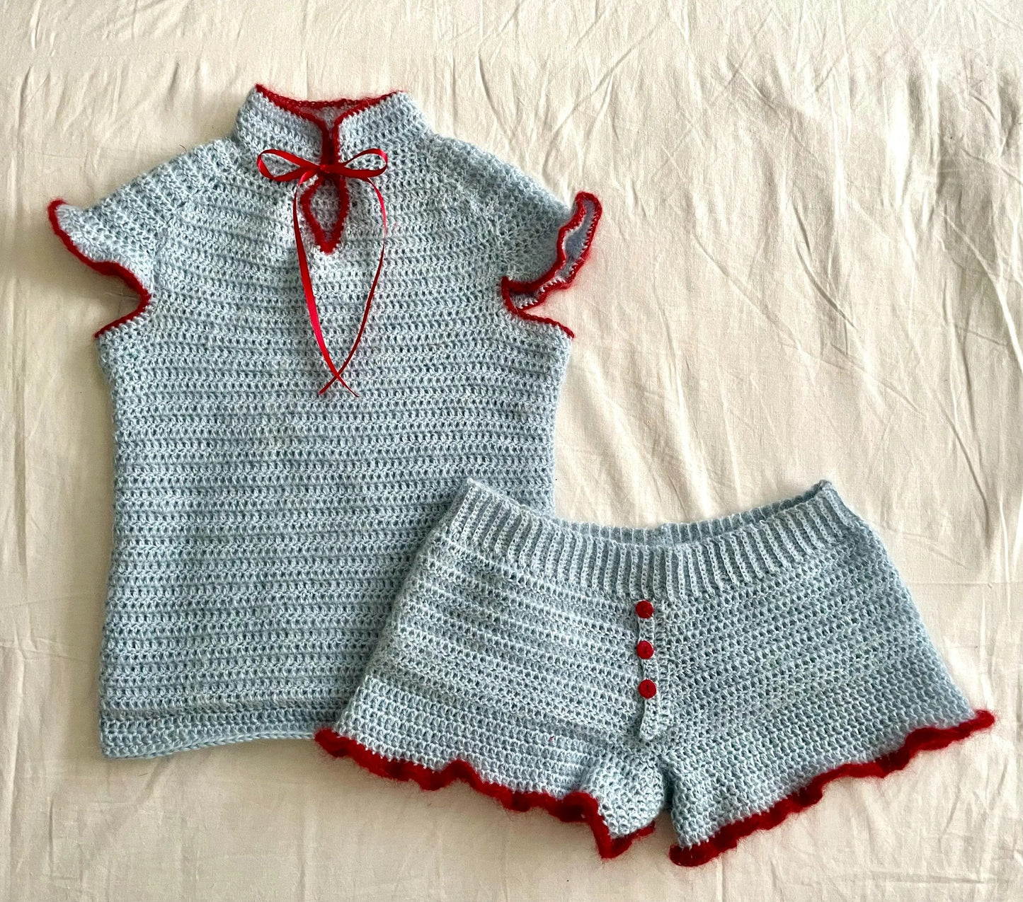 Sweet Ribbon Top Crochet Pattern