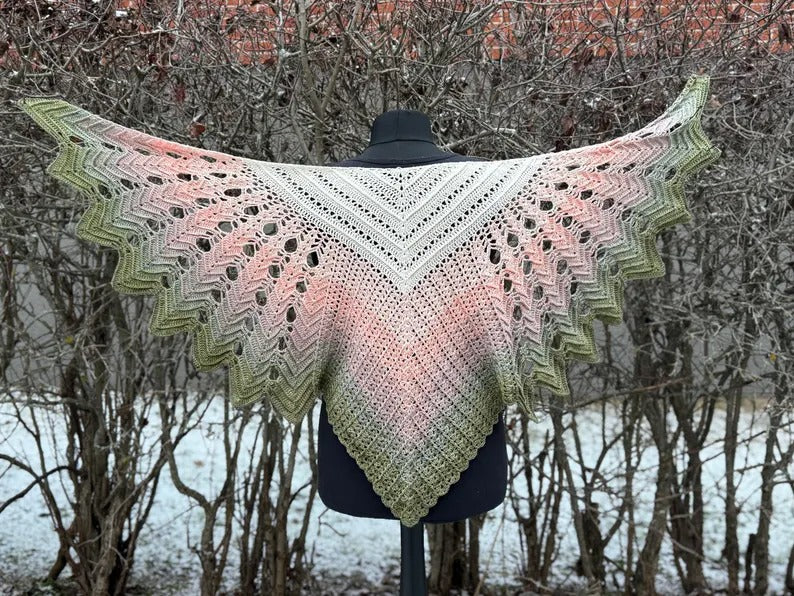 Ethereal Lace Wrap Crochet Pattern