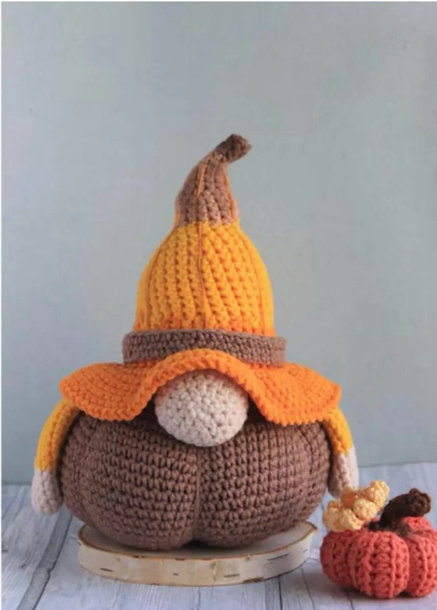 Whimsical Harvest Gnome Crochet Pattern
