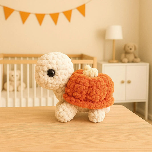 Pumpkin Turtle Amigurumi Crochet Pattern