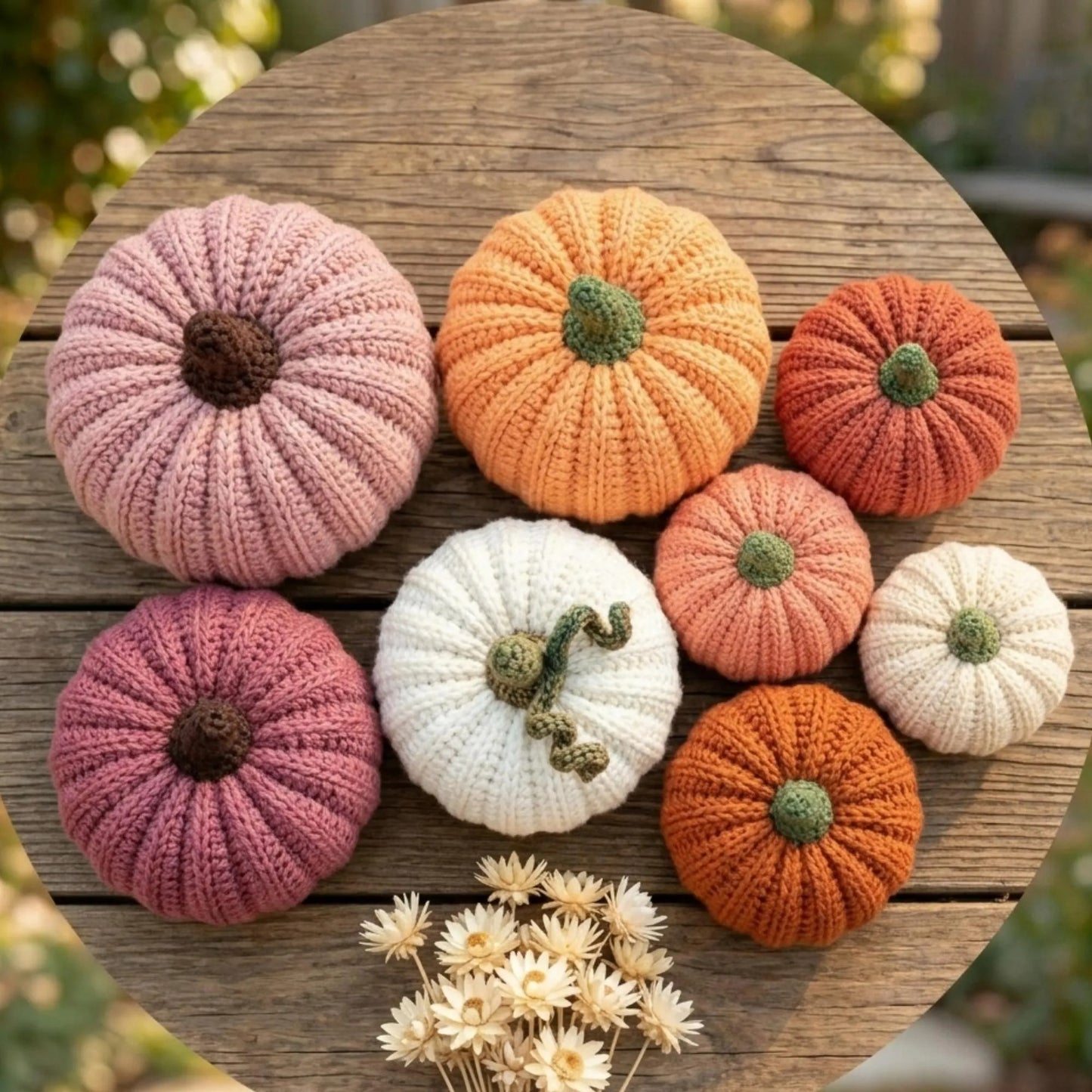 Autumn Gourd Decor Crochet Pattern
