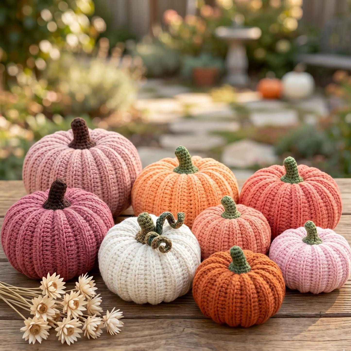 Autumn Gourd Decor Crochet Pattern