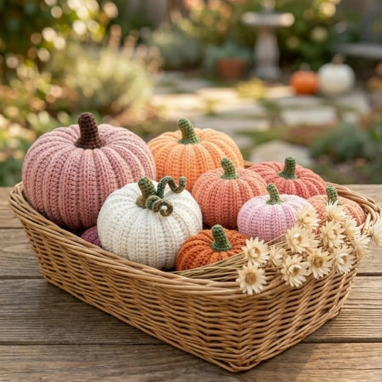 Autumn Gourd Decor Crochet Pattern
