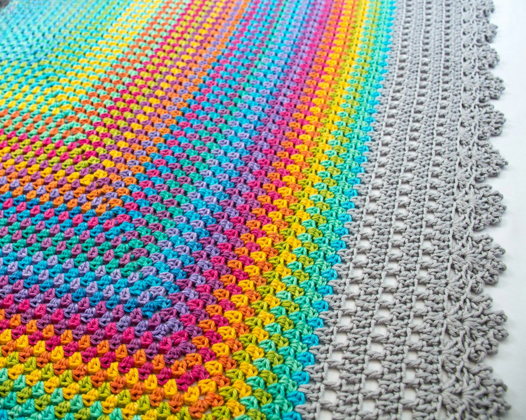 Fancy Colorful Boho Motif Blanket Crochet Pattern