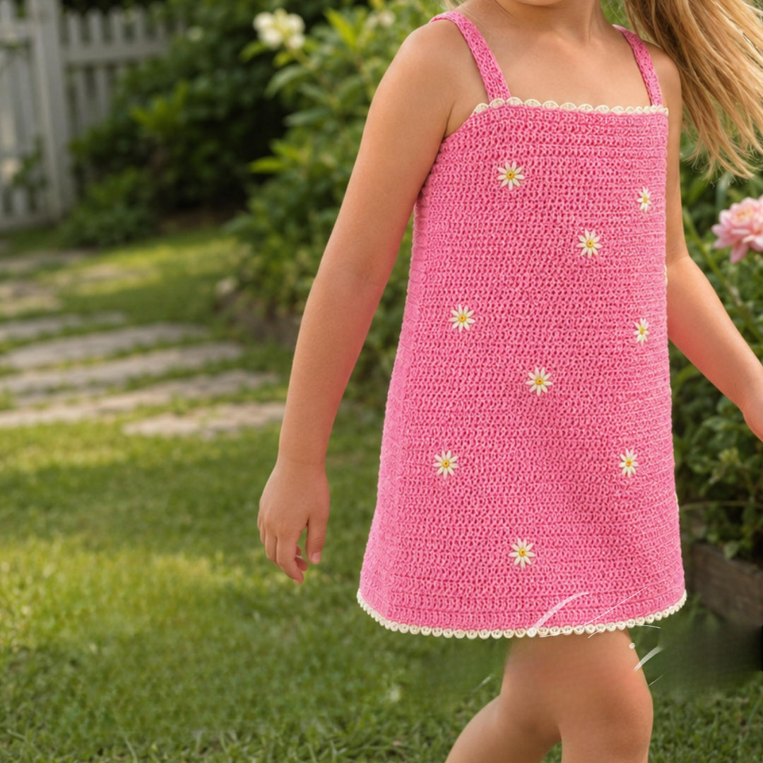 Bloom Meadow Little Dress Crochet Pattern