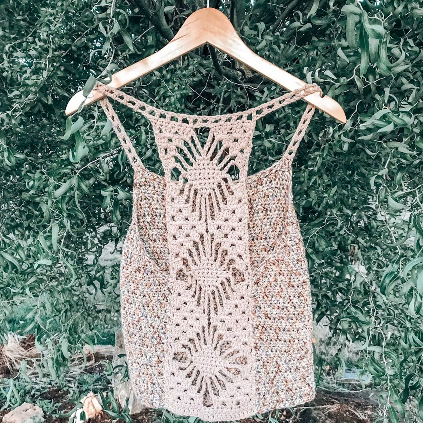 Trendy Back Halter Top Crochet Pattern