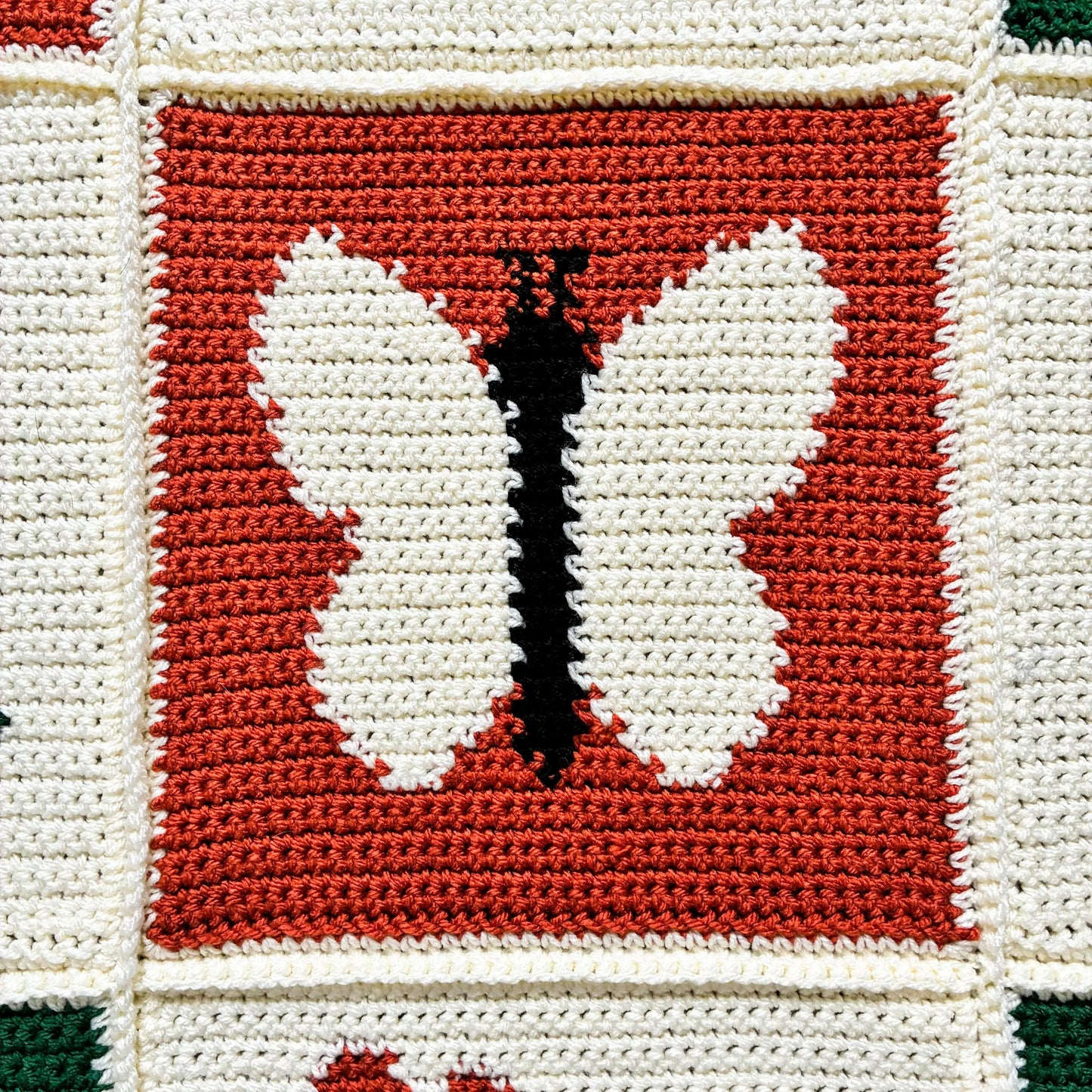 Playful Grid of Garden Crochet Pattern