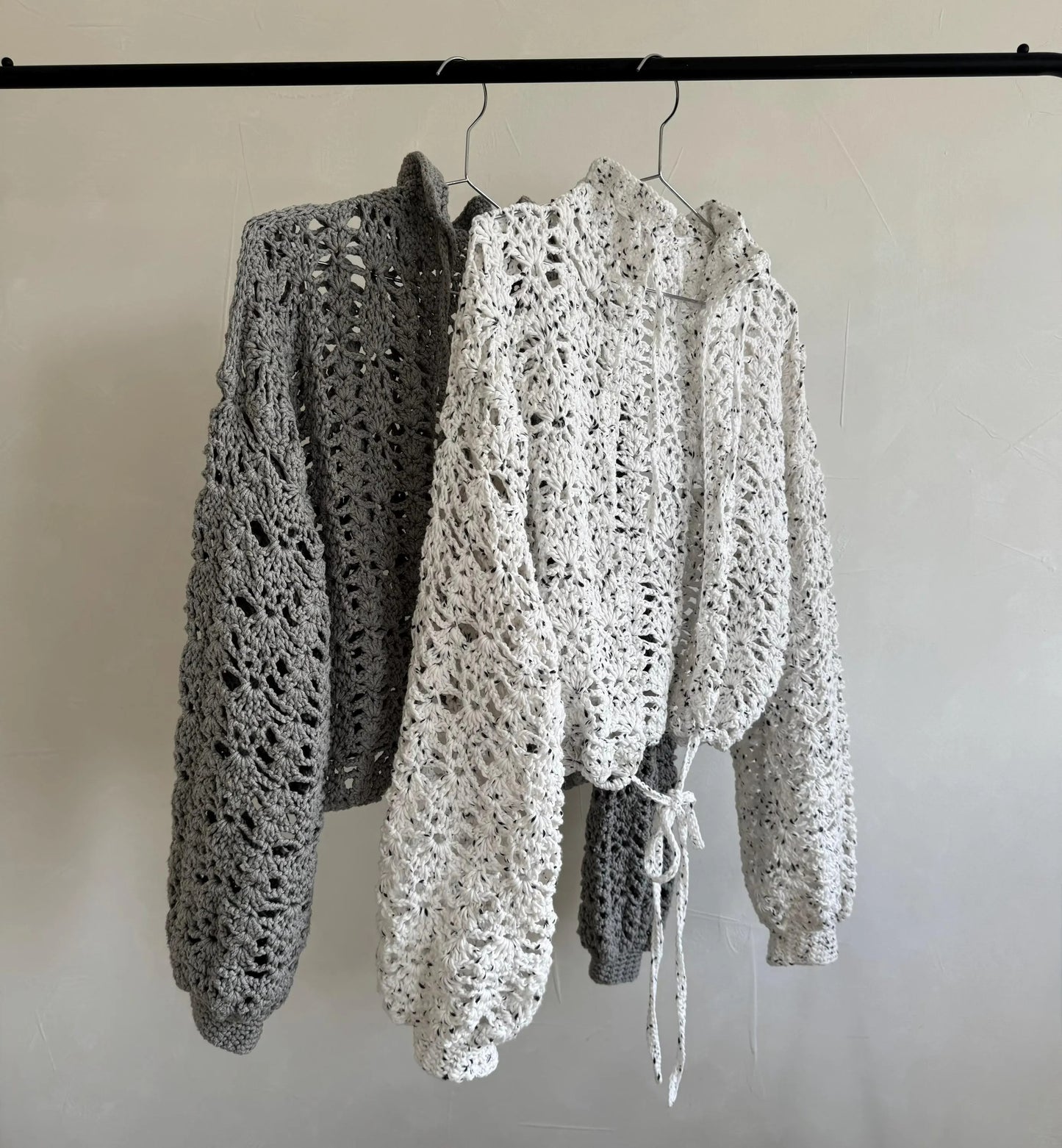 Delicate Openwork Button Cardigan Crochet Pattern