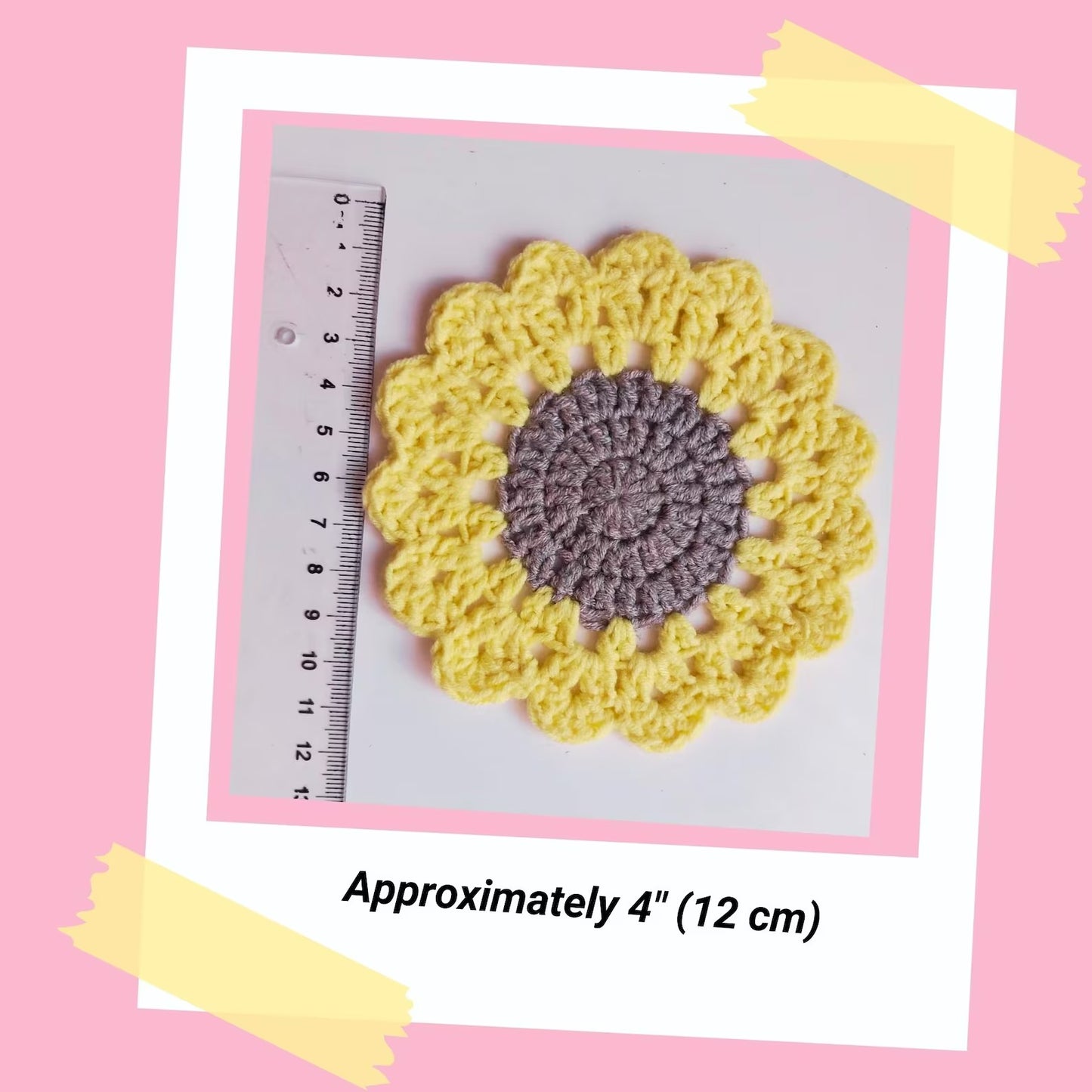 Floral Coasters Crochet Pattern