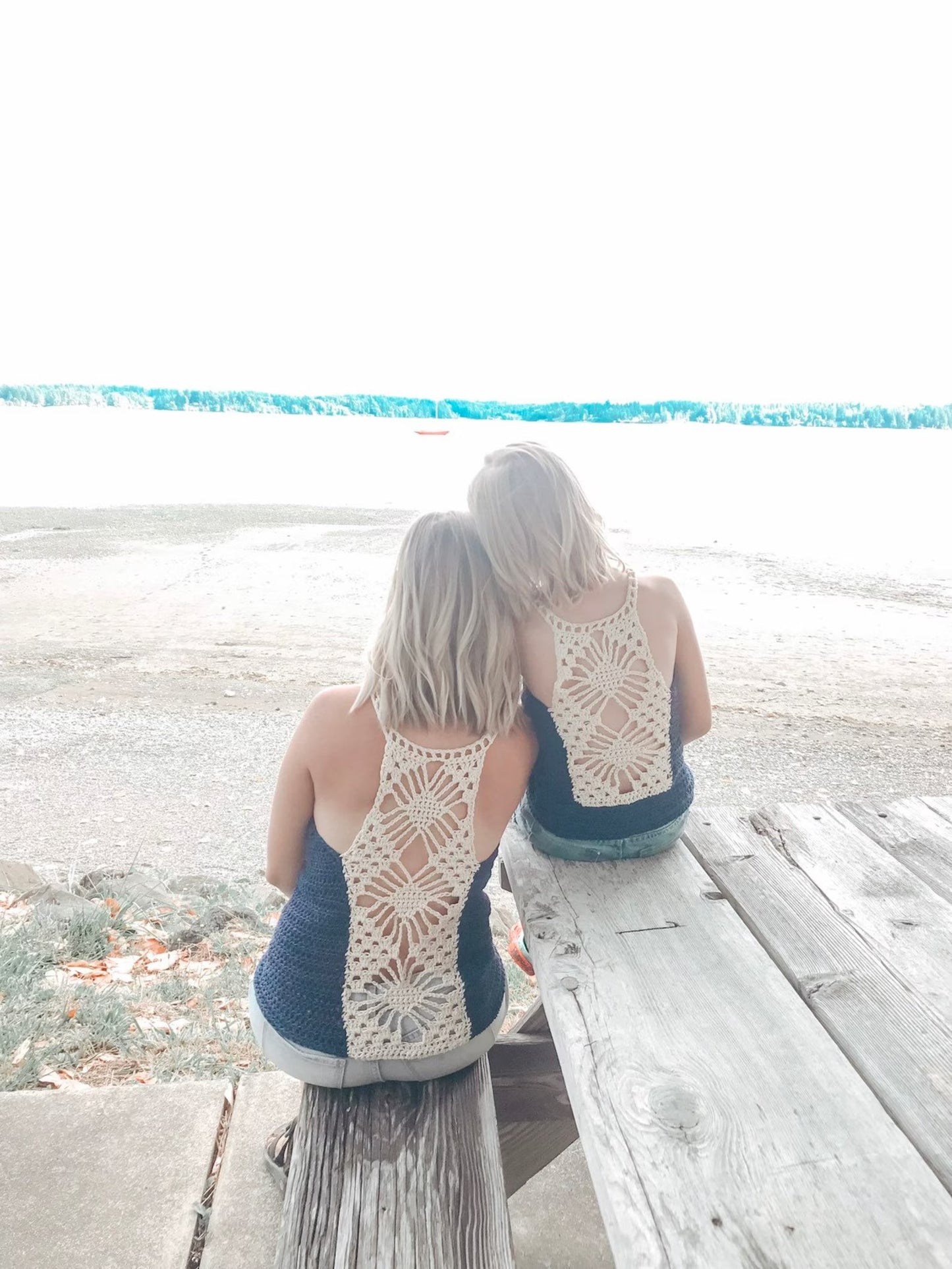 Trendy Back Halter Top Crochet Pattern