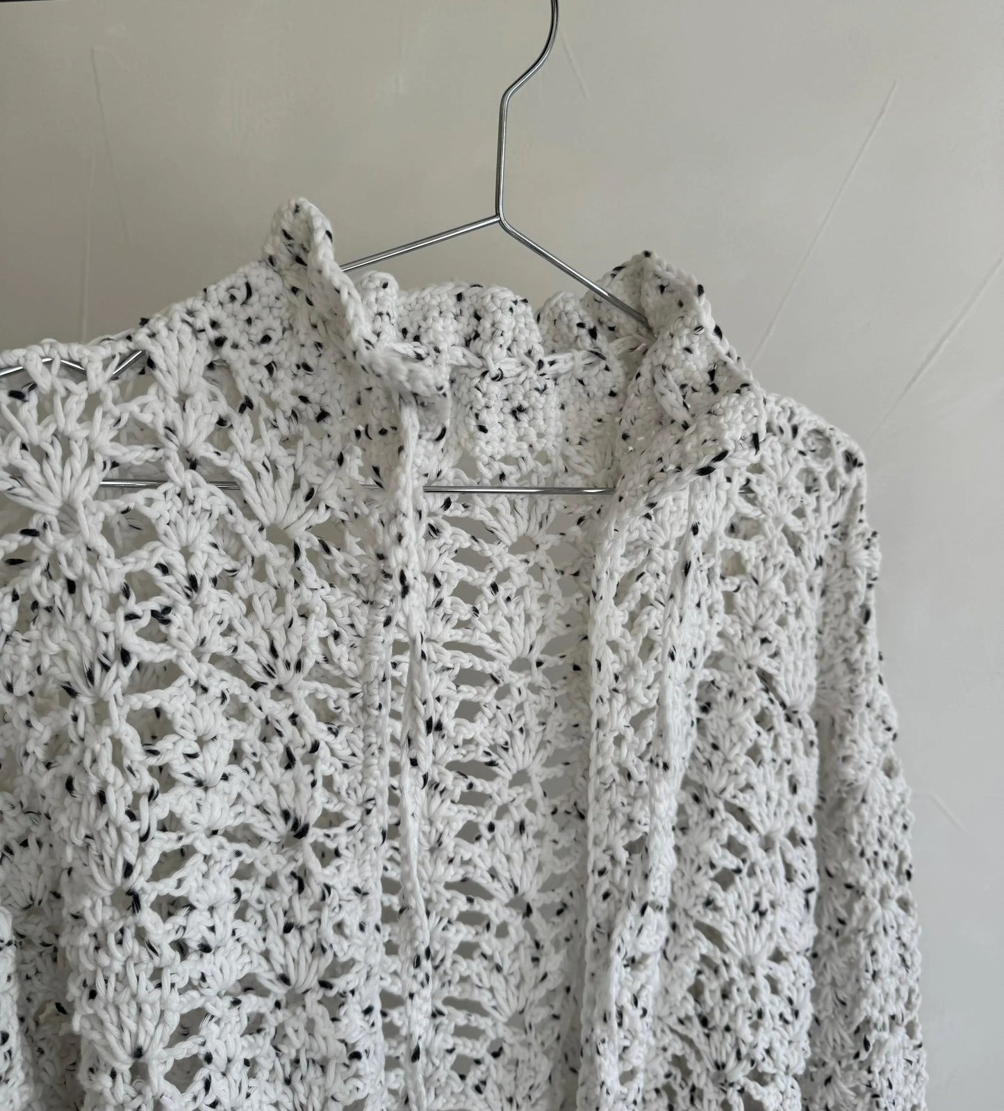 Delicate Openwork Button Cardigan Crochet Pattern