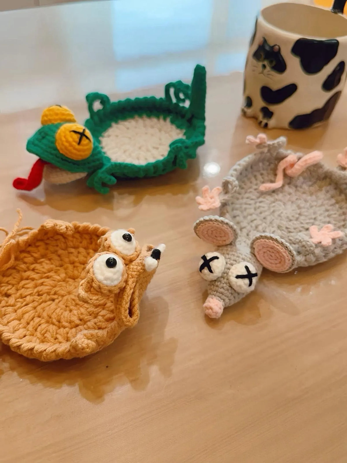 Fun Animal Popup Coasters Crochet Pattern Bundle