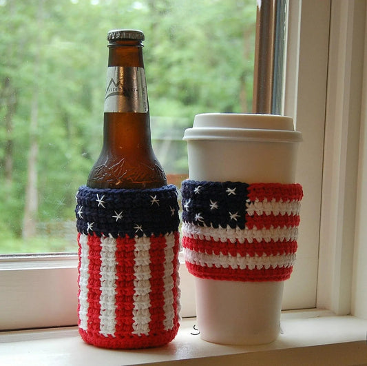 Festive Freedom Table Drink Accent Crochet Pattern