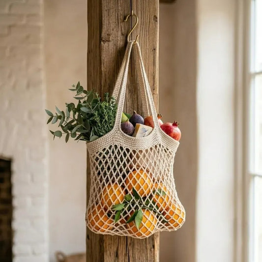 Loose Mesh Market Tote Bag Crochet Pattern