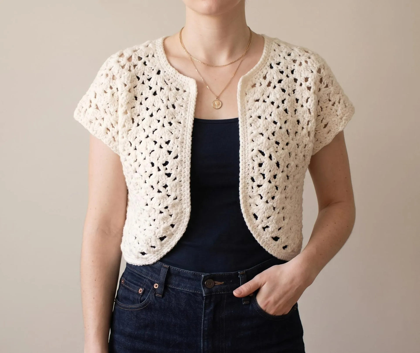 Seashell Summer Blouse Crochet Pattern