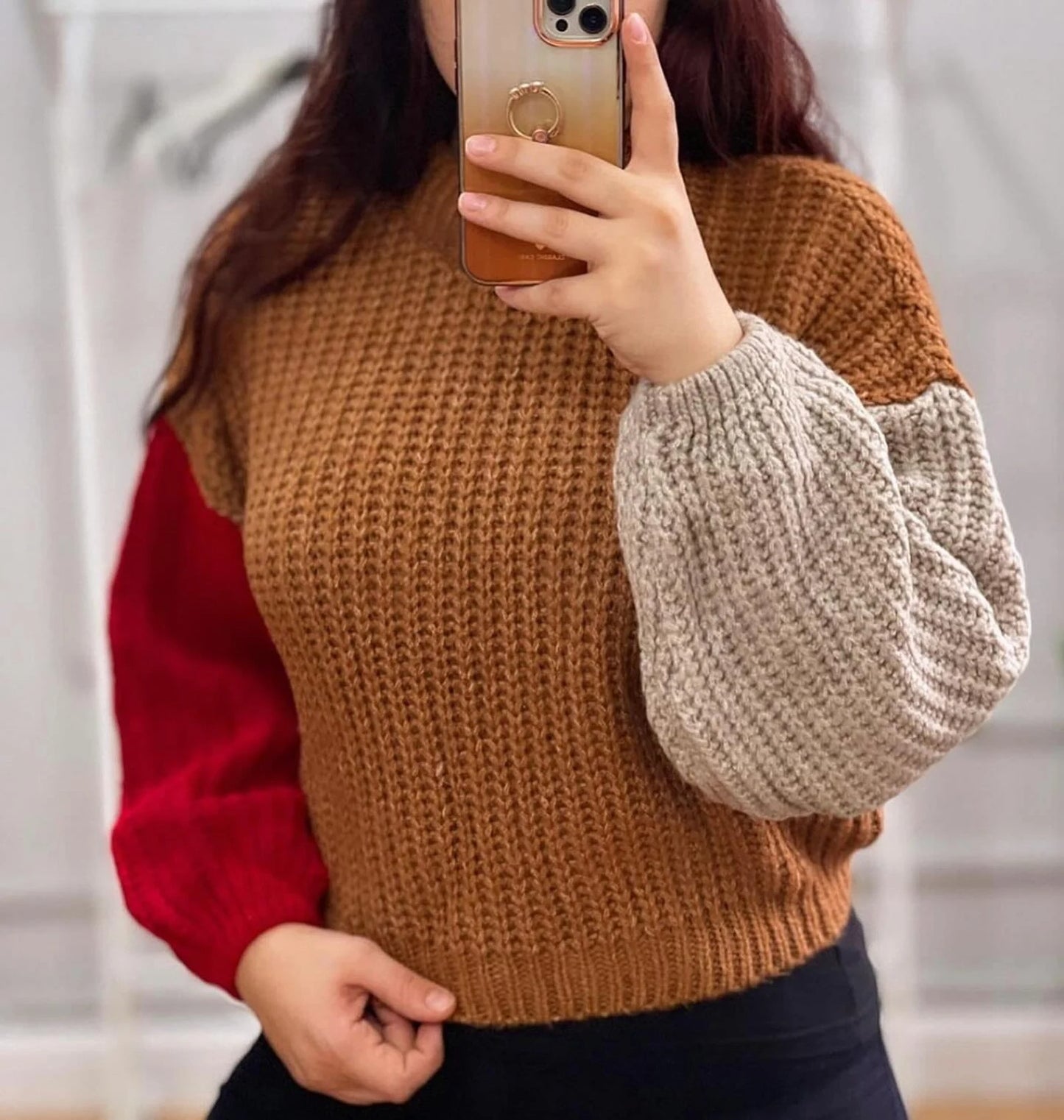 Modern Multitone Pullover Crochet Pattern