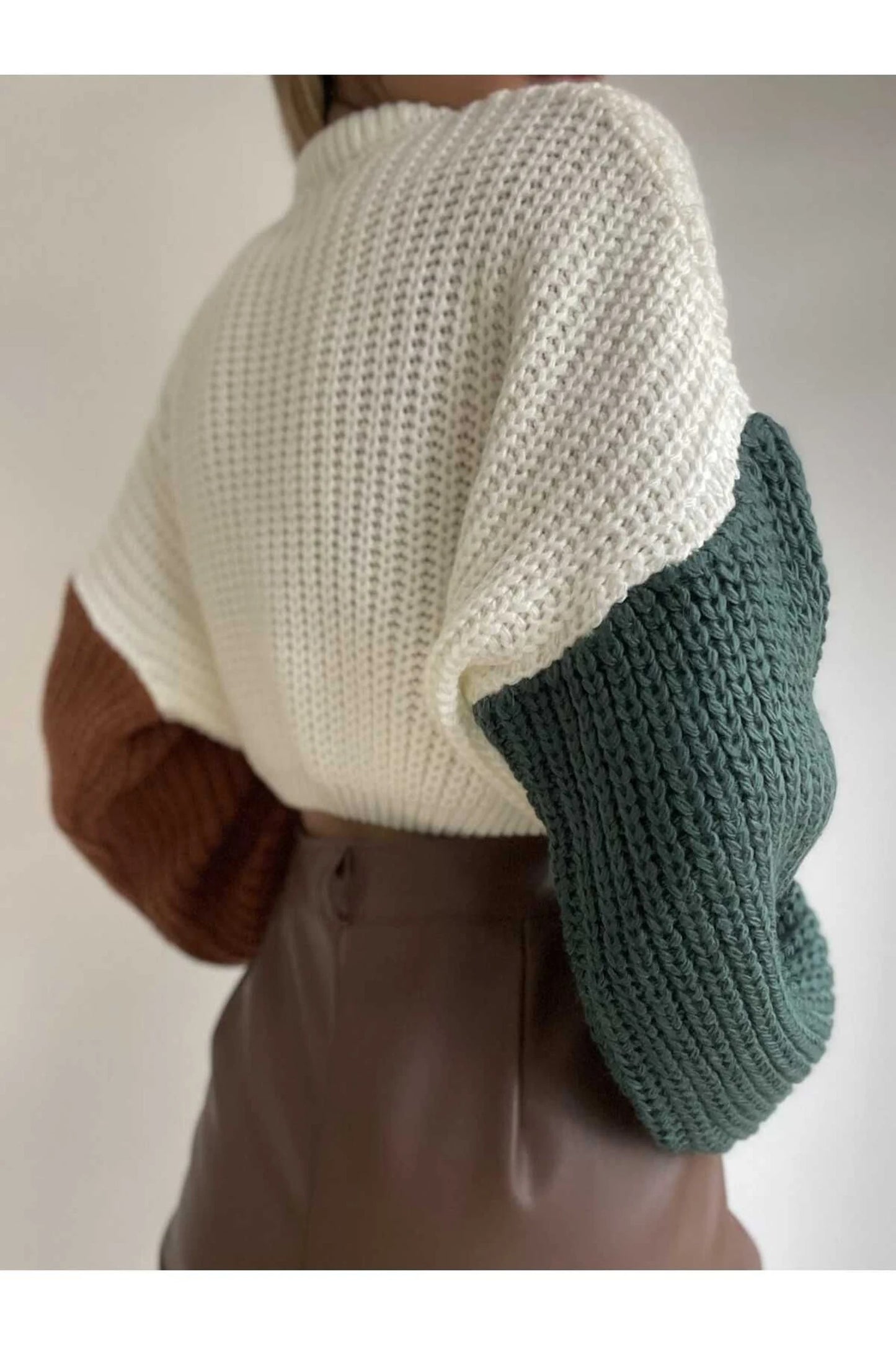 Modern Multitone Pullover Crochet Pattern