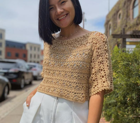 Lightweight Coastal Layer Cardigan Crochet Pattern