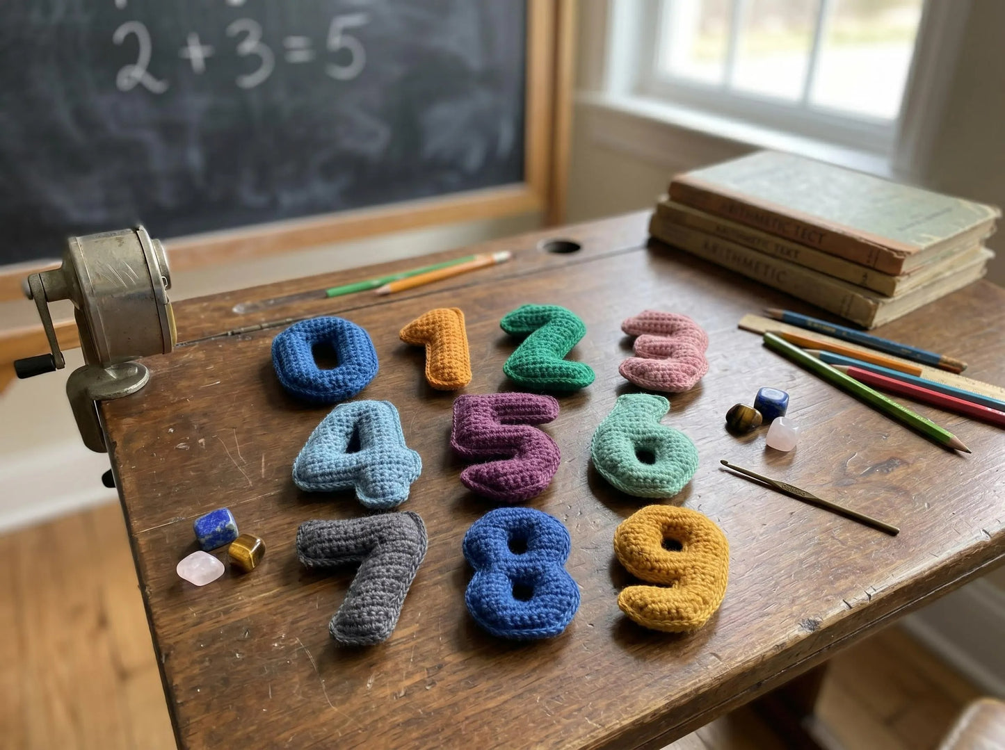 Counting Numbers 0–9 Crochet Pattern