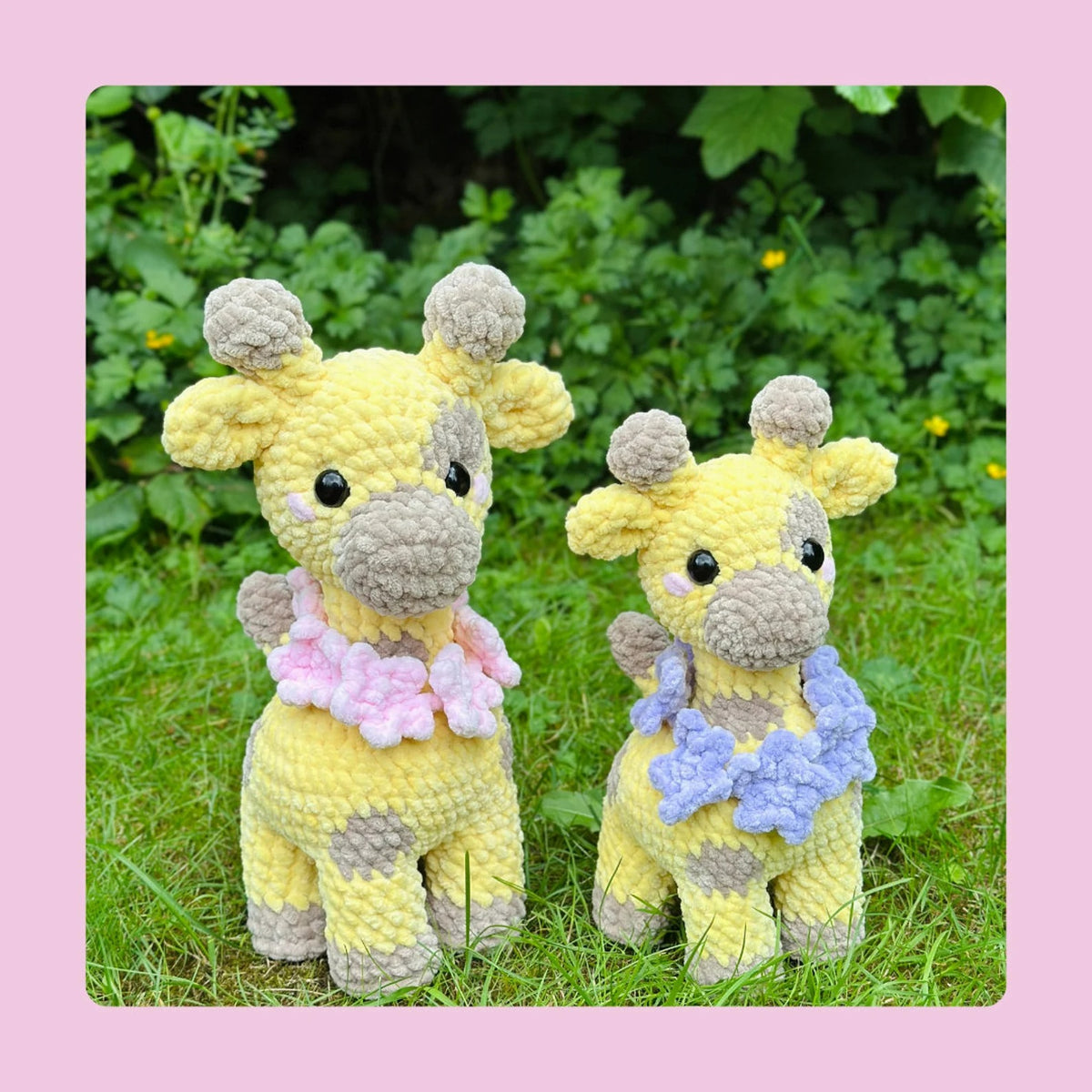 Safari Grace Giraffe Amigurumi Crochet Pattern
