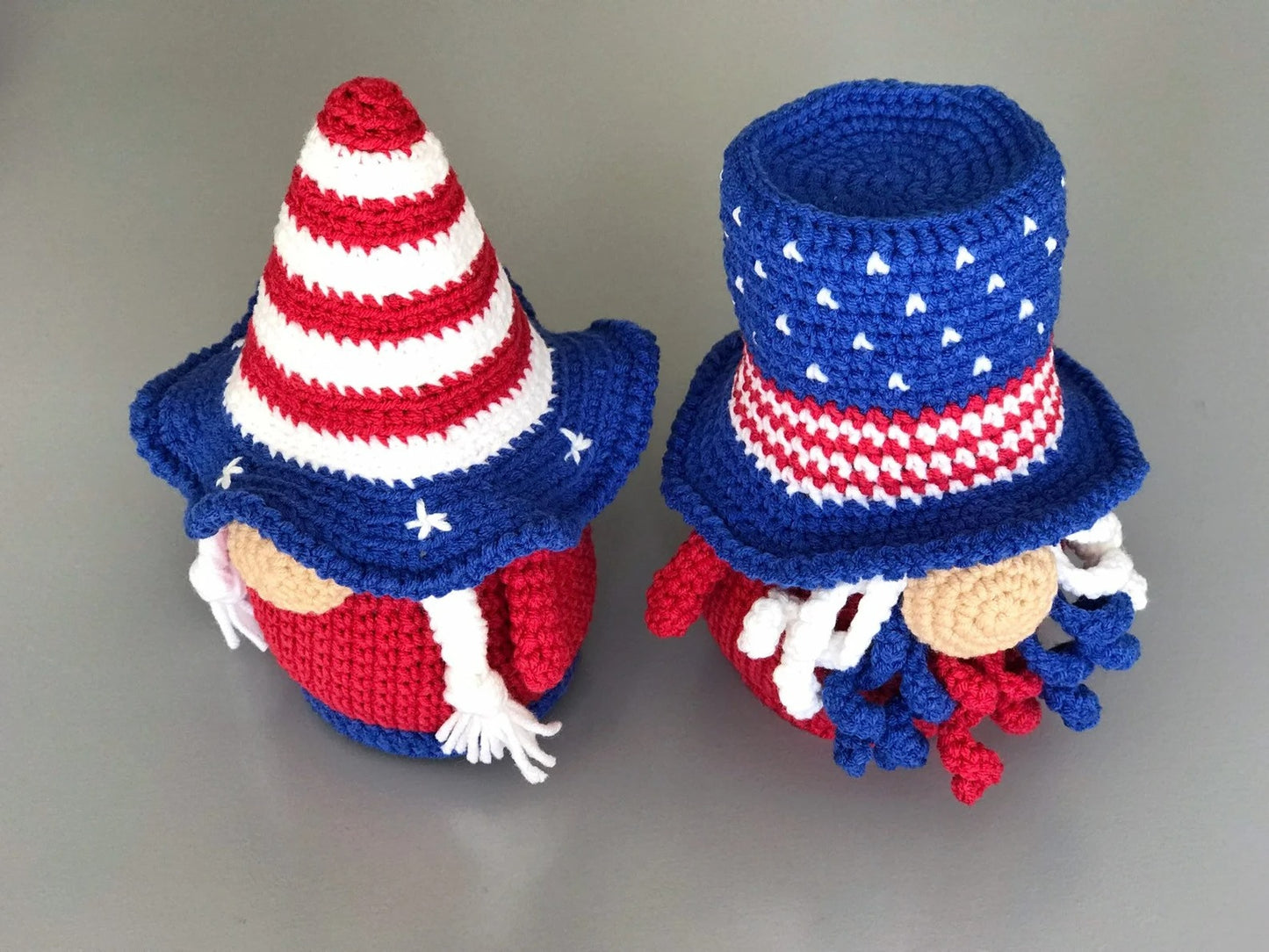 American Celebration Gnome Display Crochet Pattern