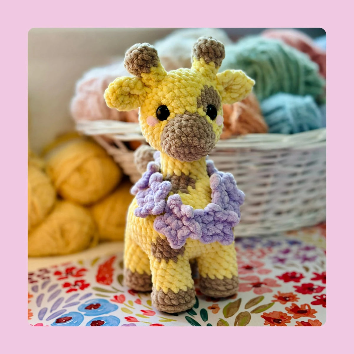 Safari Grace Giraffe Amigurumi Crochet Pattern