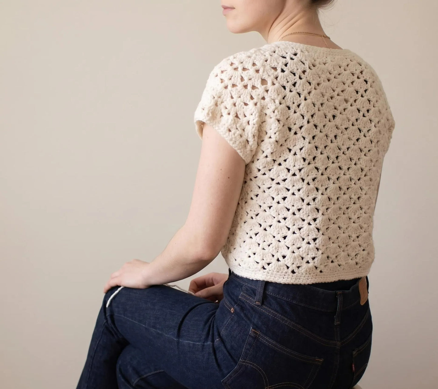 Seashell Summer Blouse Crochet Pattern