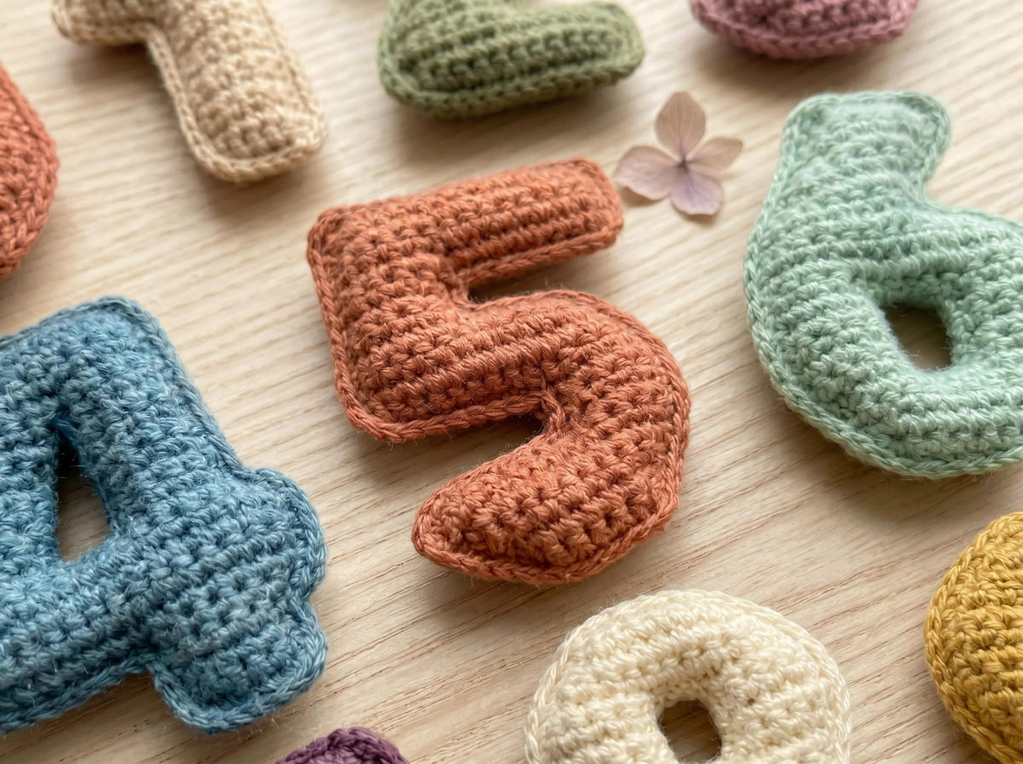 Counting Numbers 0–9 Crochet Pattern