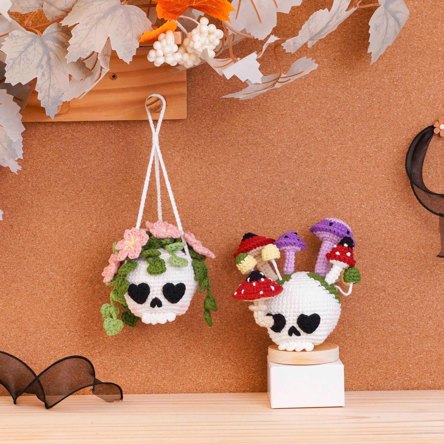 Enchanted Skull Garden Crochet Pattern