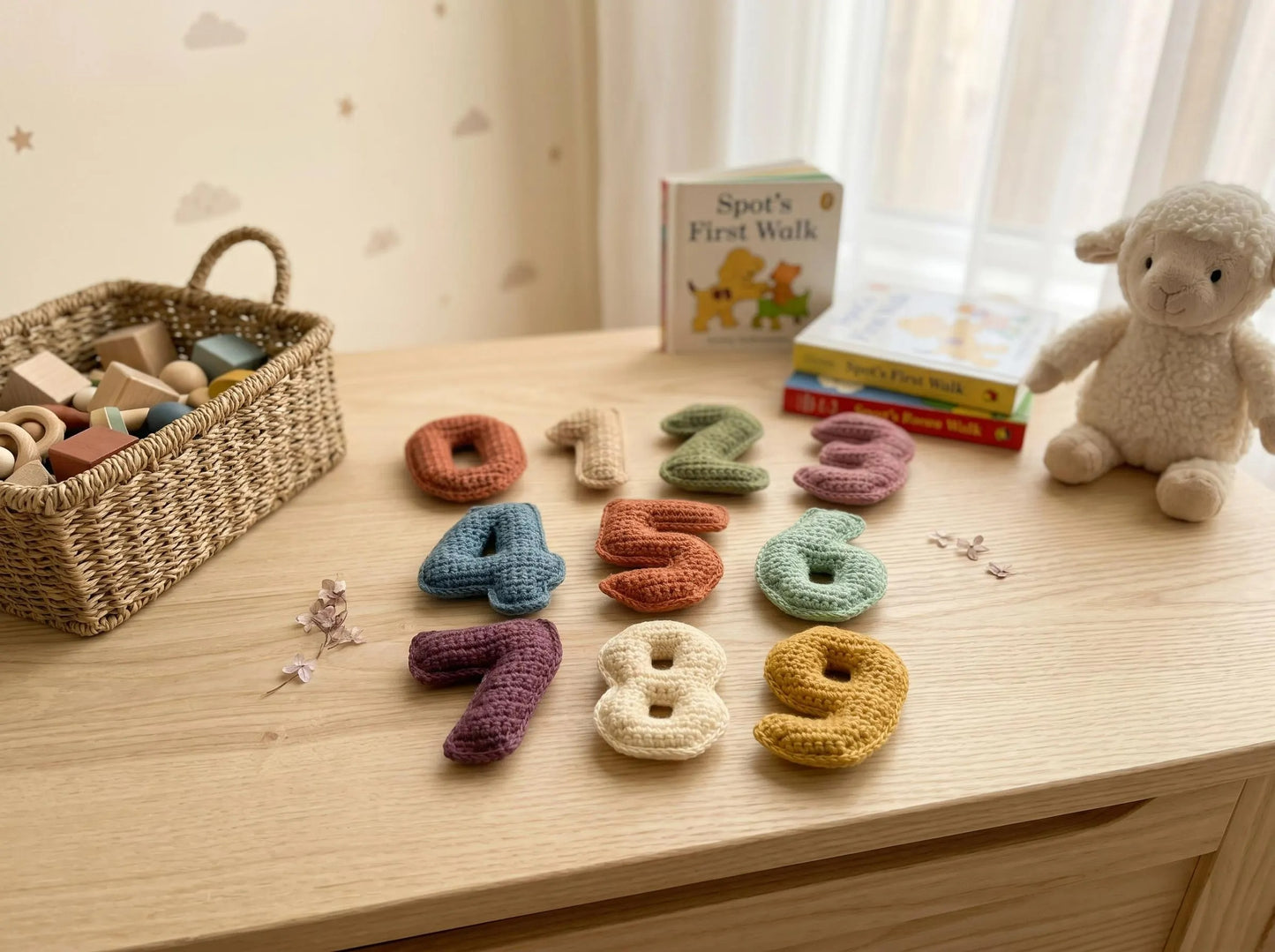 Counting Numbers 0–9 Crochet Pattern