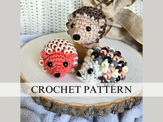 Beginner No-Sew Fidget Hedgehog Crochet Pattern