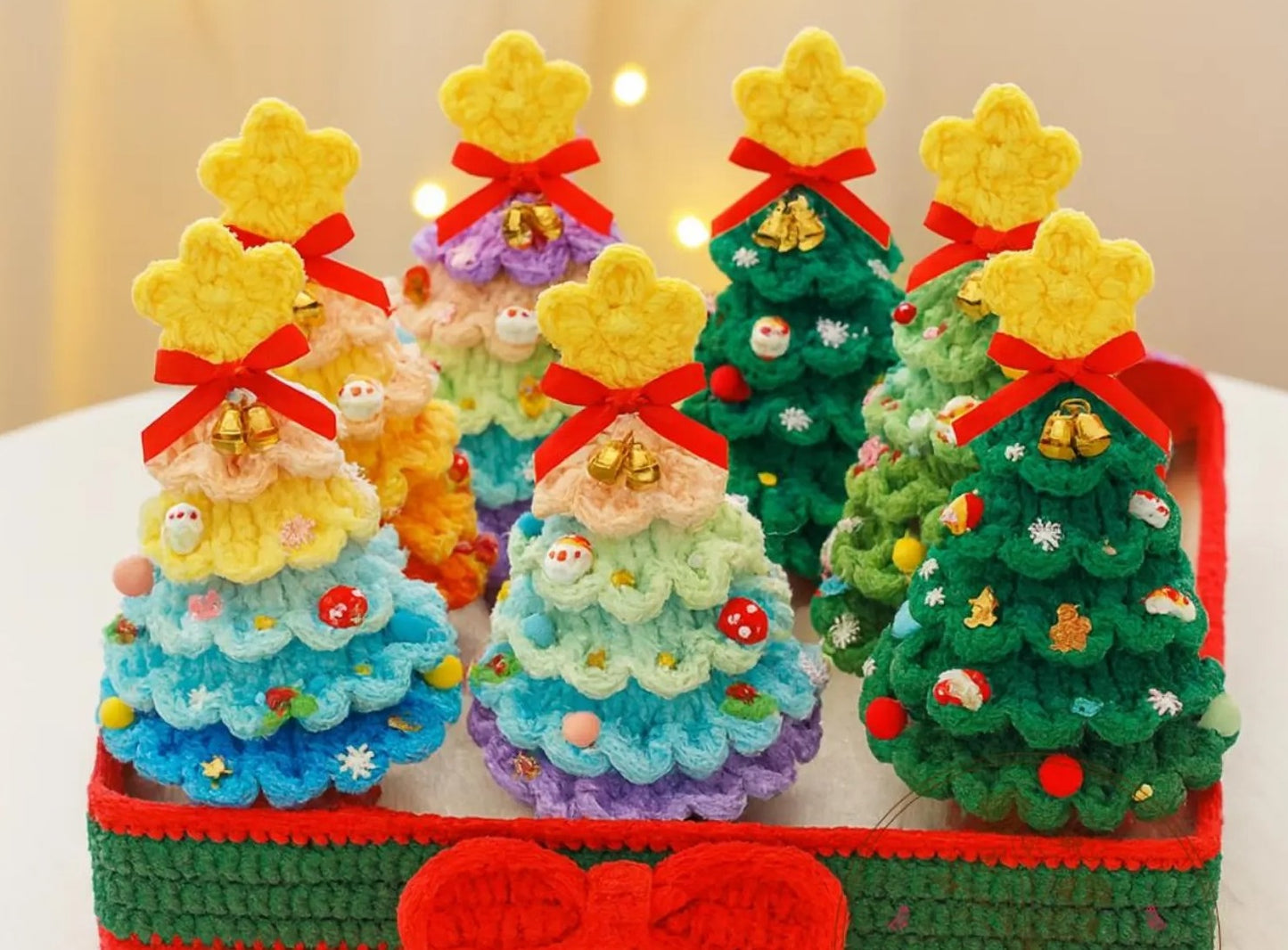 Layered Holiday Christmas Tree Crochet Pattern