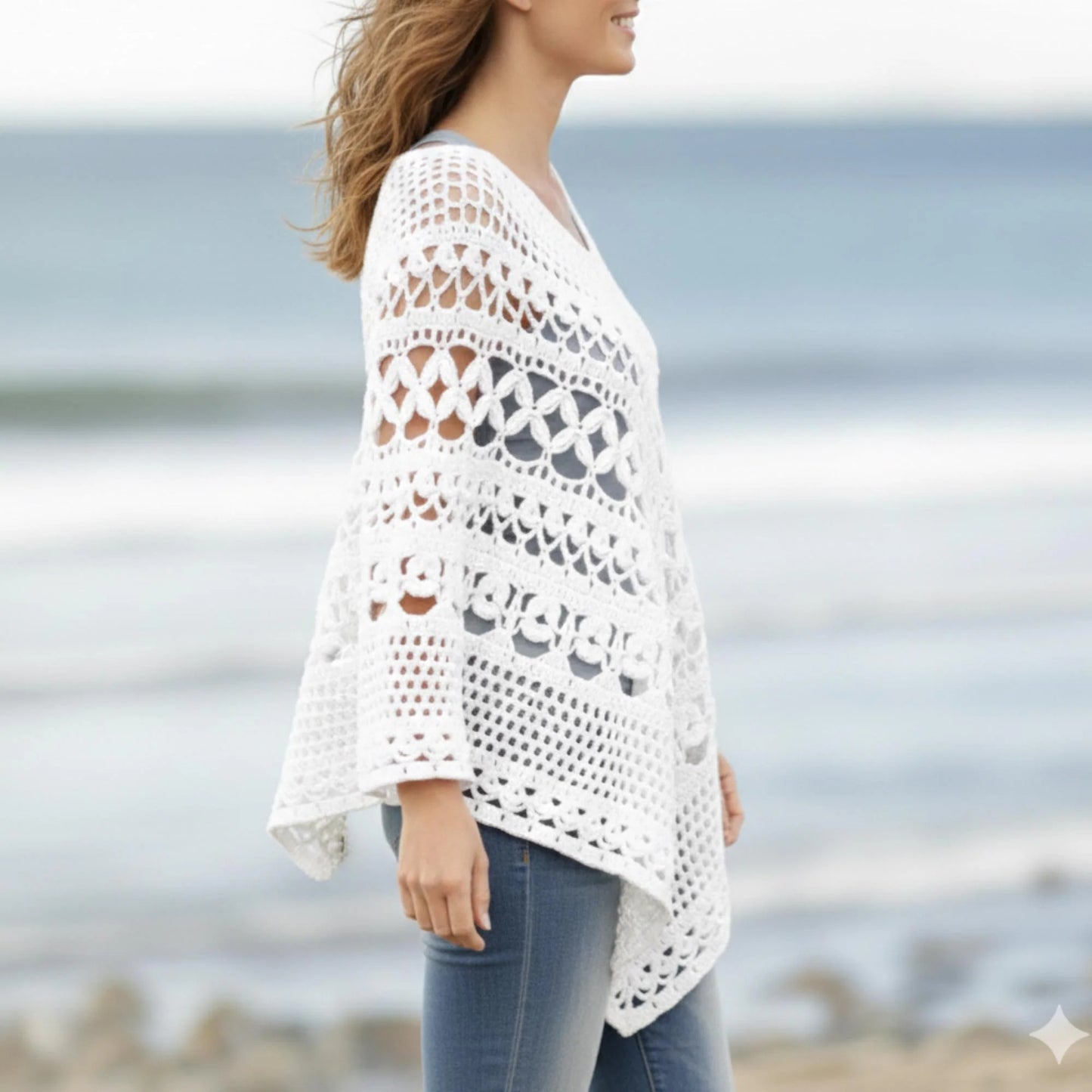 Lightweight Vacation Throwover Crochet Pattern