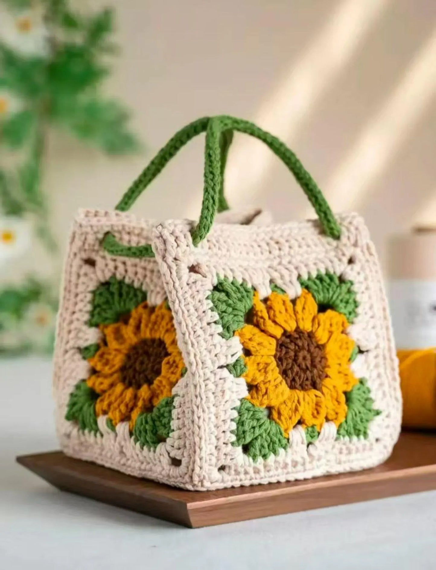 Sunny Petal Handbag Crochet Pattern