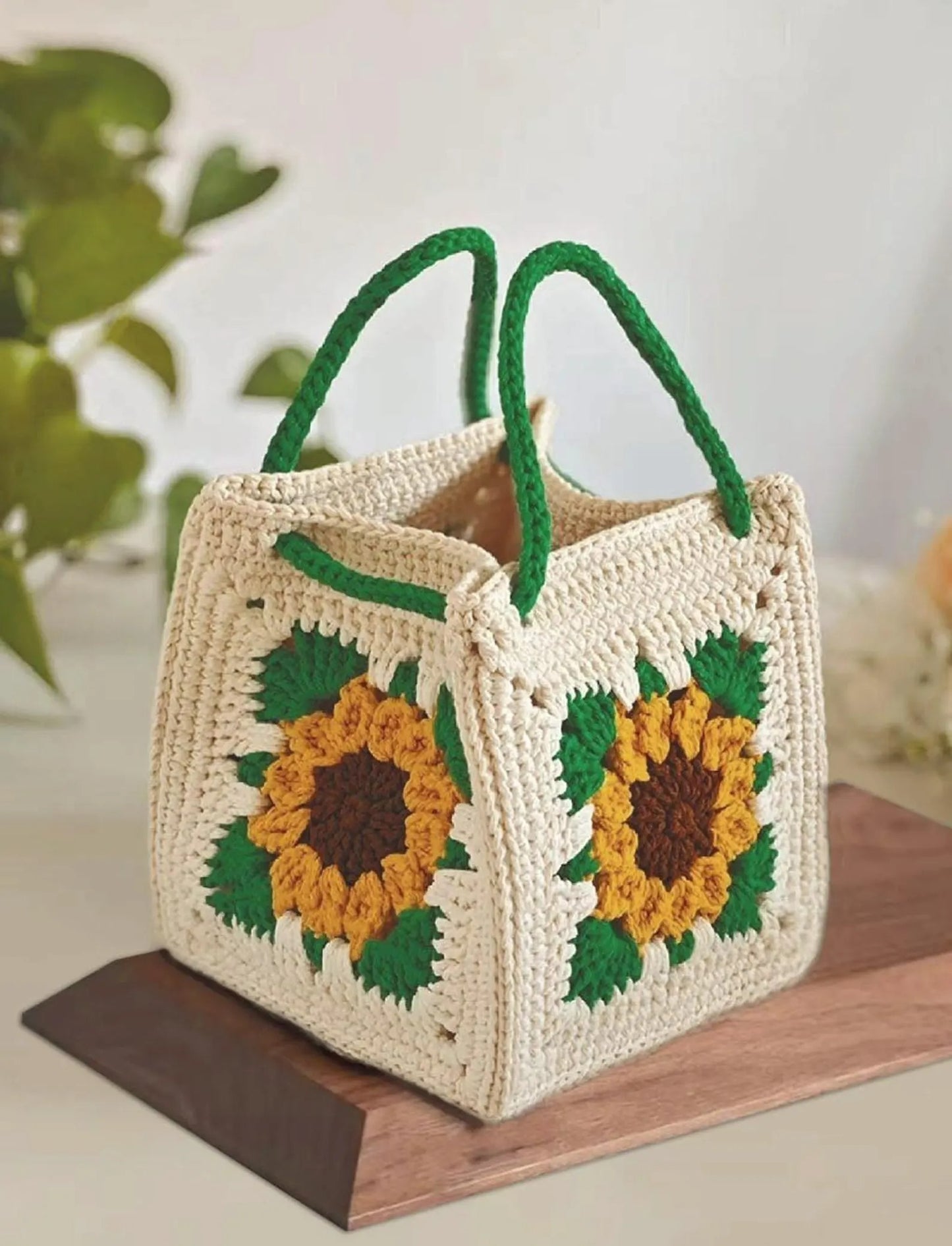 Sunny Petal Handbag Crochet Pattern