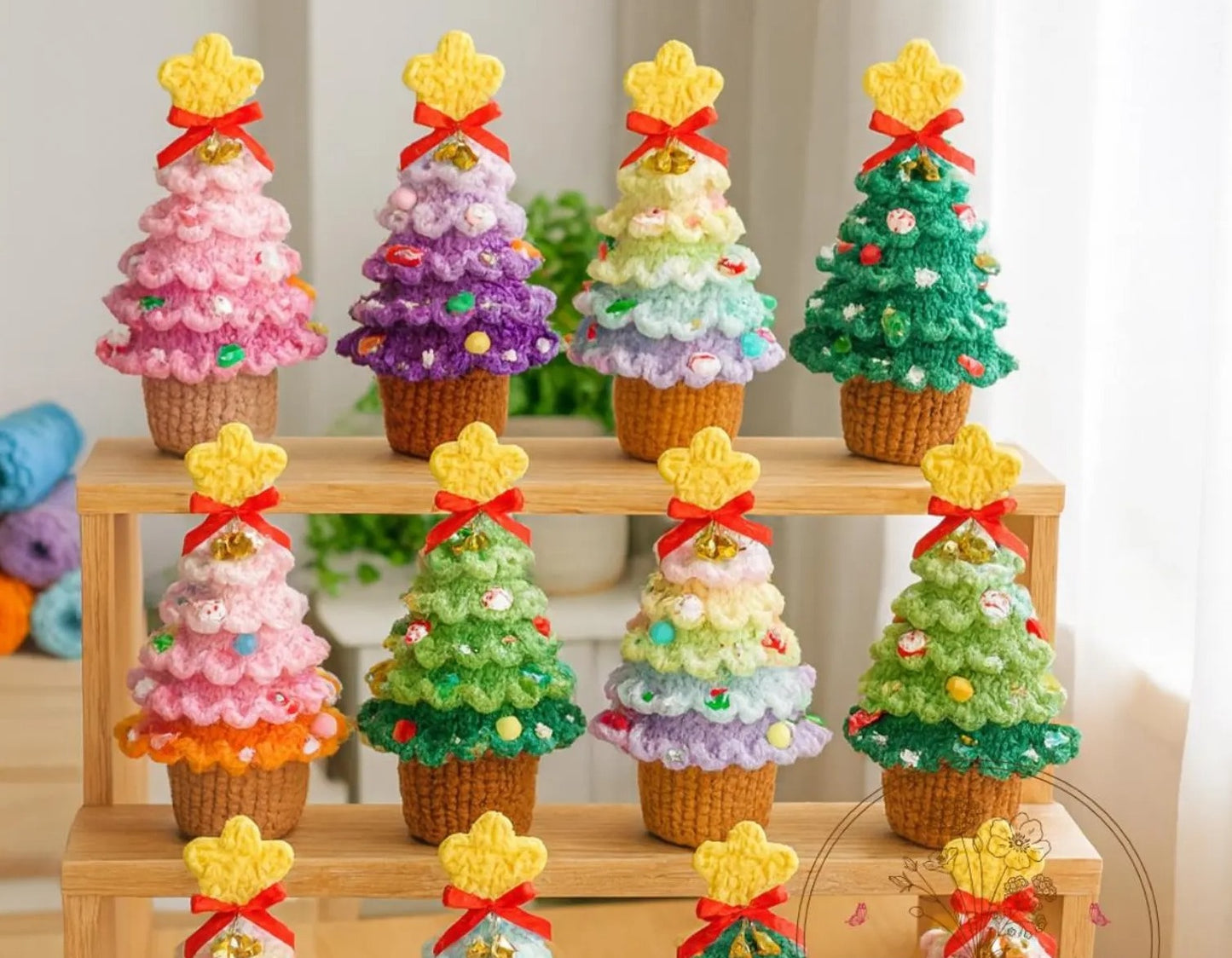 Layered Holiday Christmas Tree Crochet Pattern