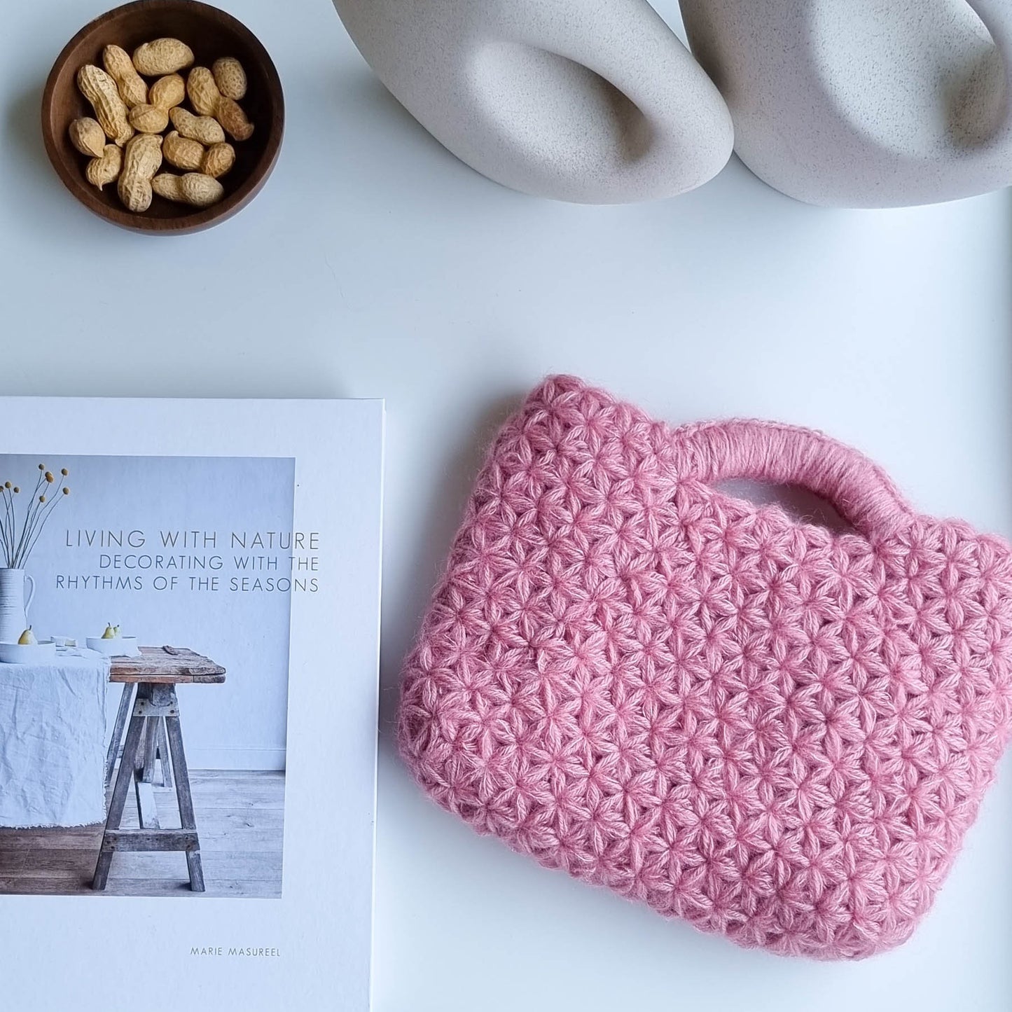 Textured Mini Pocket Bag Easy Crochet Pattern