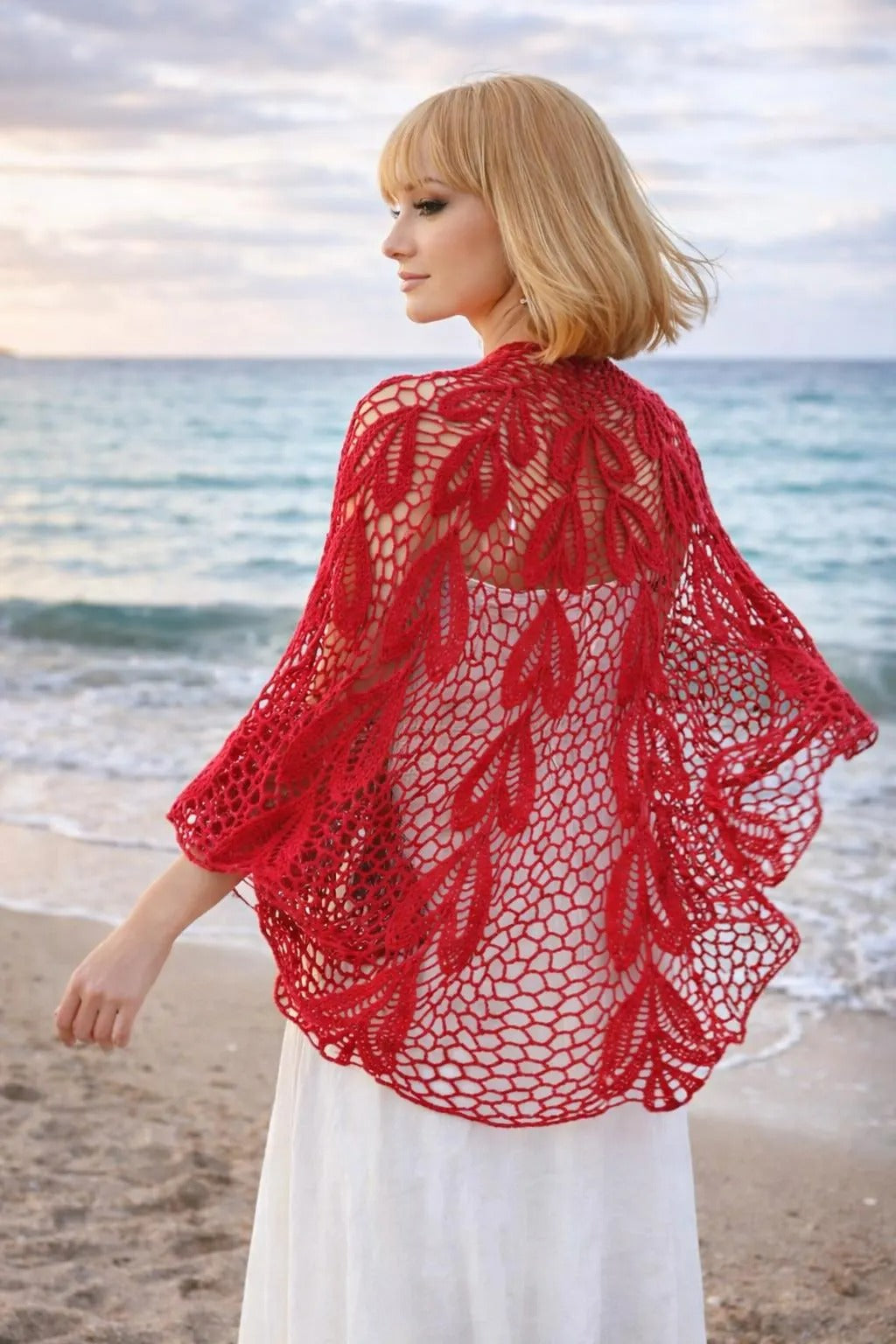 Breezy Coastal Wrap Layer Crochet Pattern