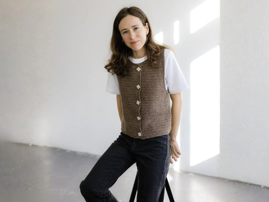 Bohemian Button-Front Layer Crochet Pattern
