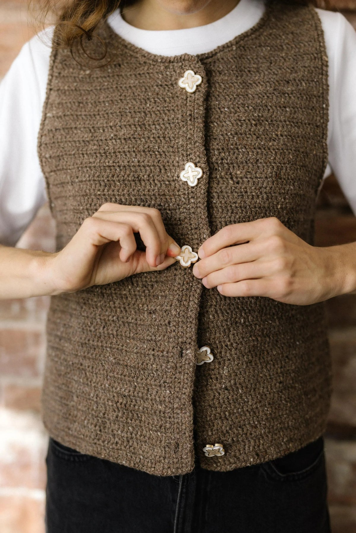 Bohemian Button-Front Layer Crochet Pattern