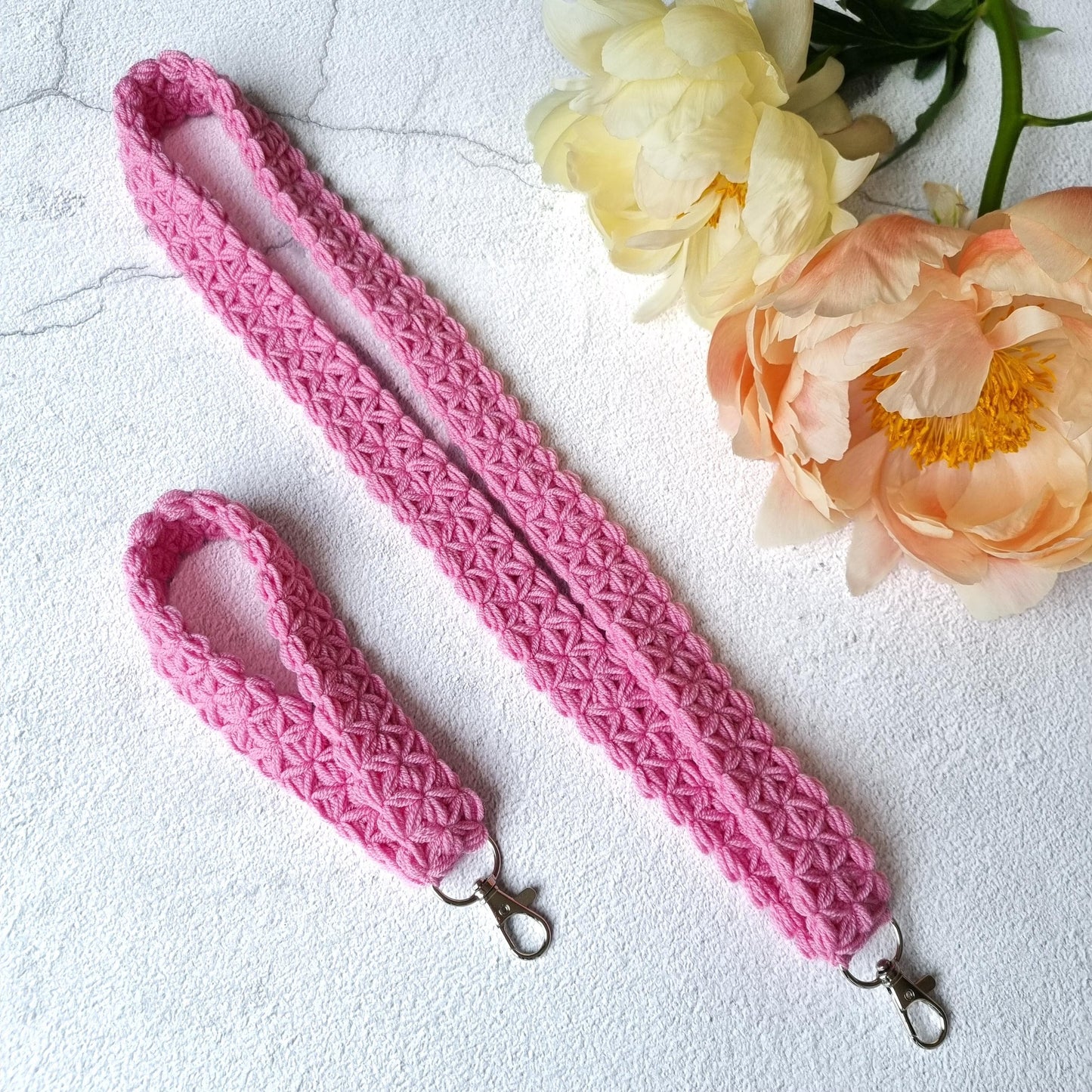 Textured Key Leash Easy Crochet Pattern
