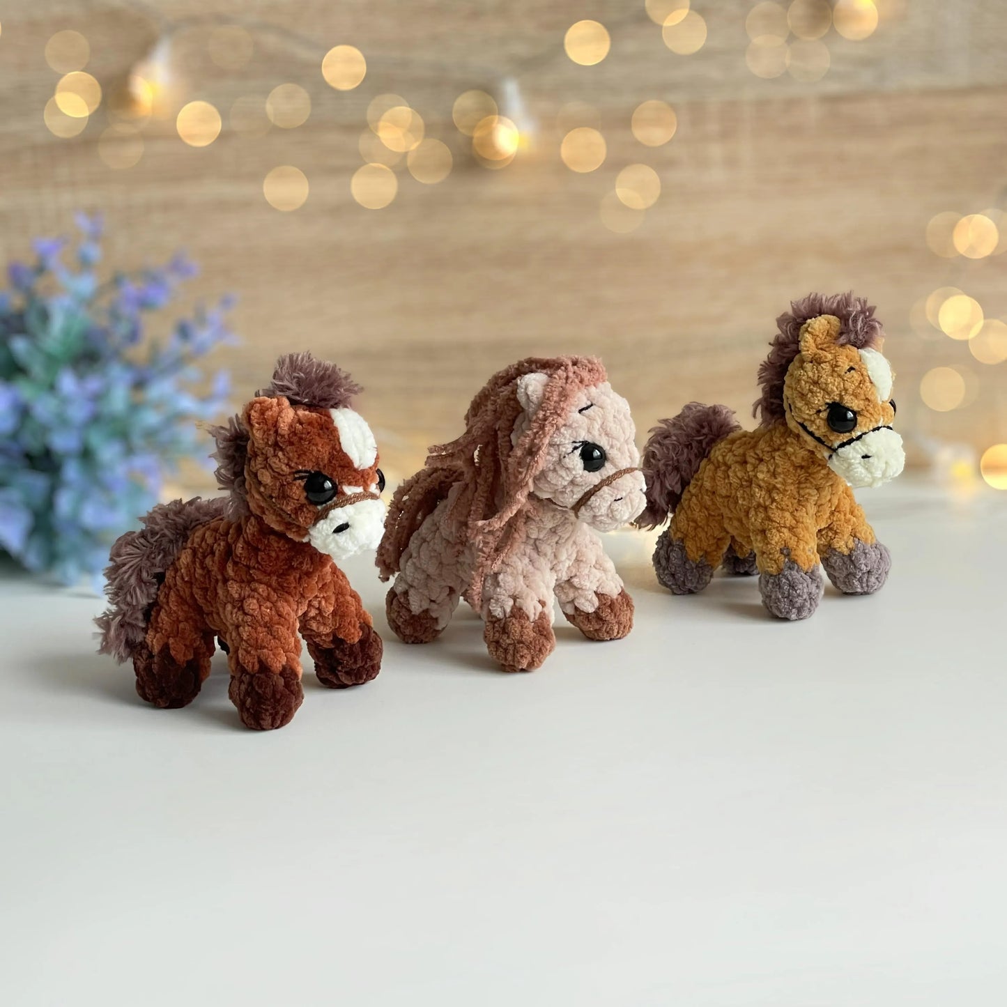 Tiny Prairie Pony Amigurumi Crochet Pattern