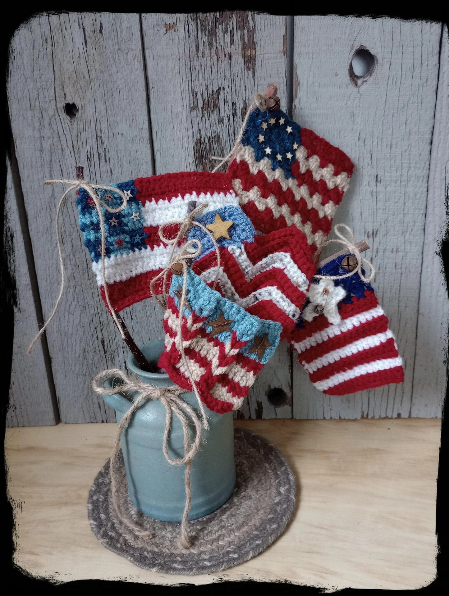 Patriotic Flags Crochet Pattern