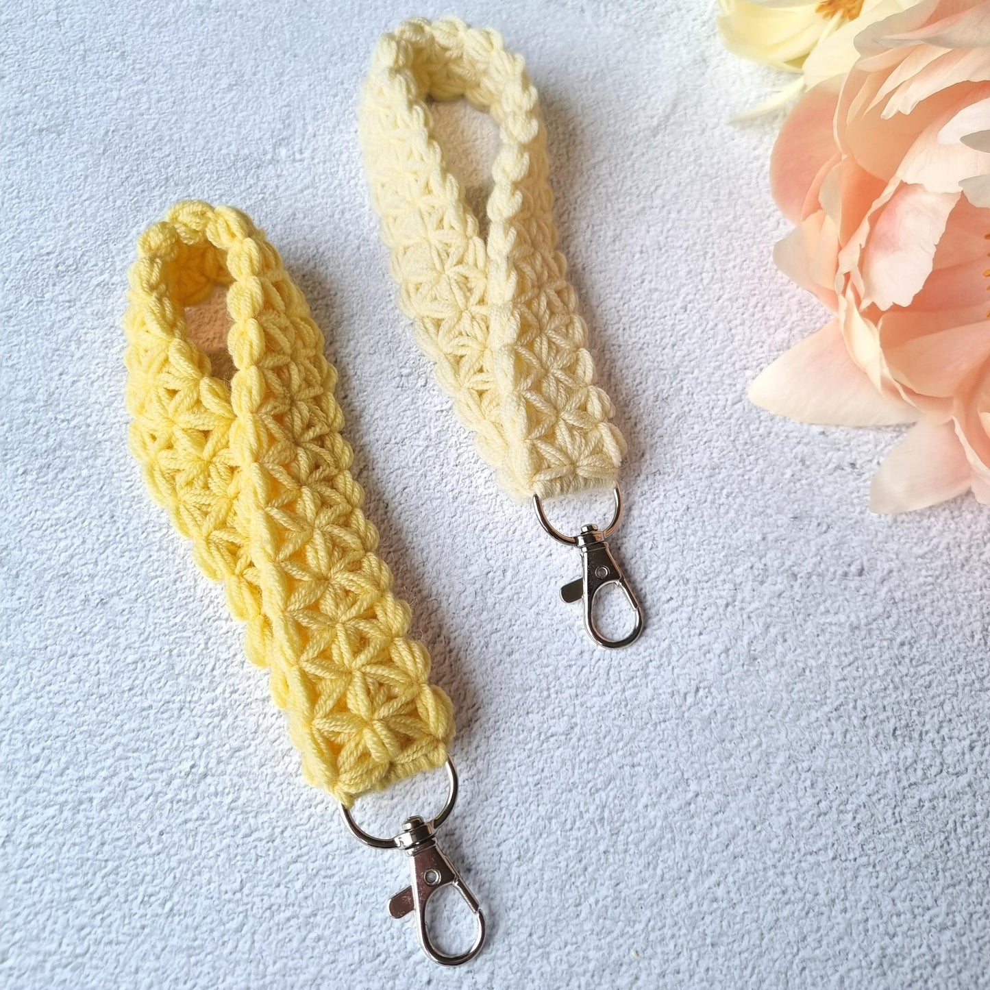 Textured Key Leash Easy Crochet Pattern